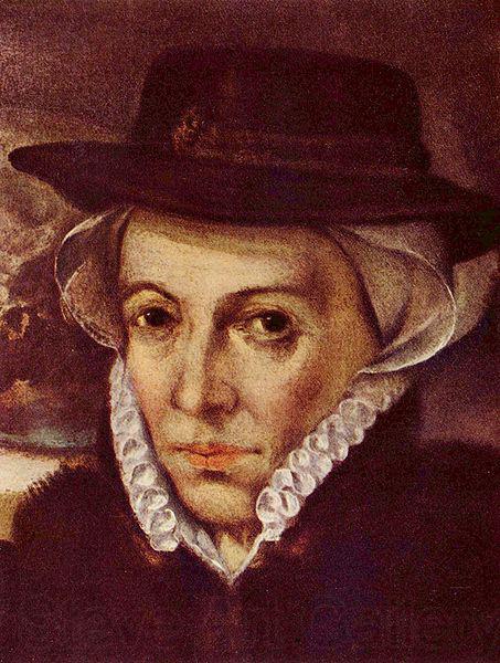 Bartholomeus Spranger Portrat einer Frau Norge oil painting art